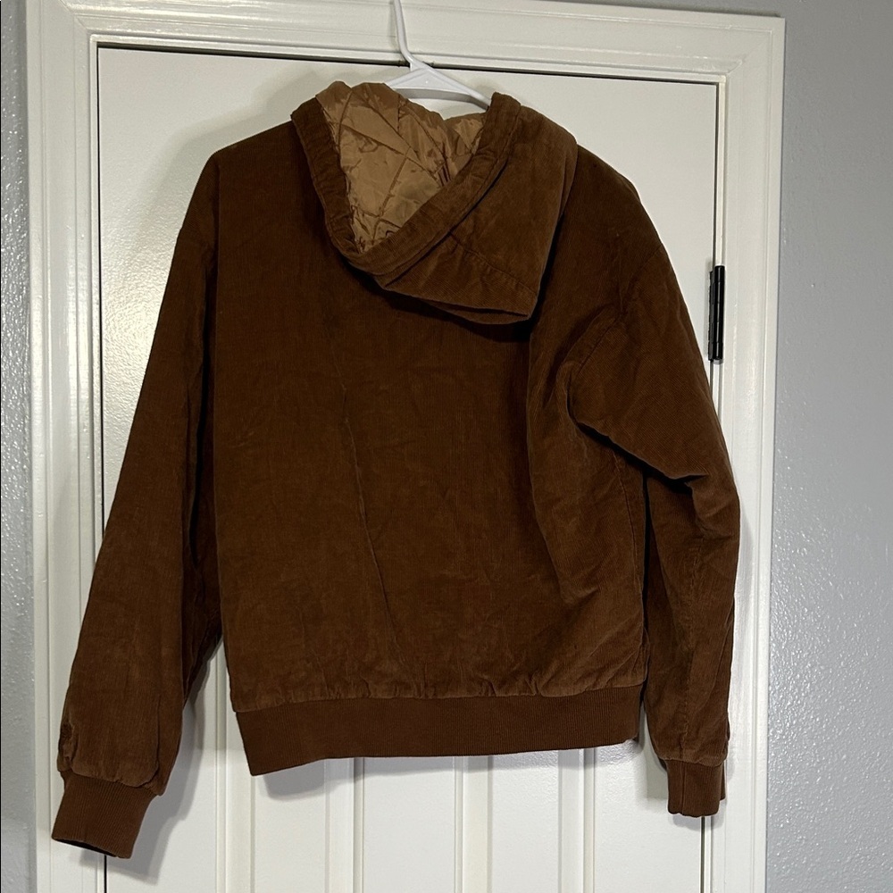 Alpine Design Brown Hooded Jacket - Picture 5 of 6